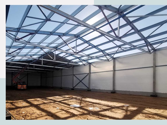 Строительство сенохранилищ в Соликамске