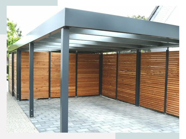 Навесы для парковки в Соликамске