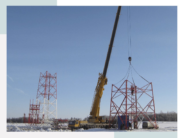 Монтаж вышек связи в Соликамске