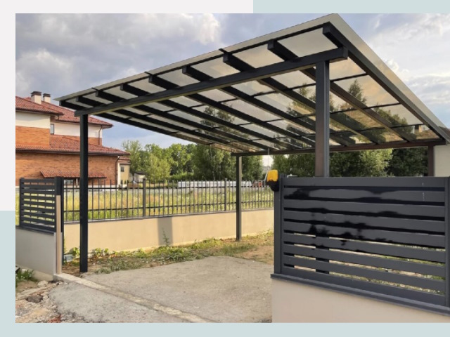 Металлические навесы в Соликамск от 618 руб. за м²