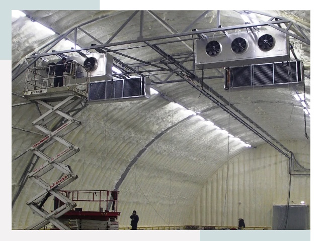Оснащение ангаров в Соликамске