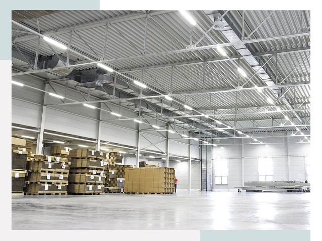 Освещение ангаров в Соликамске