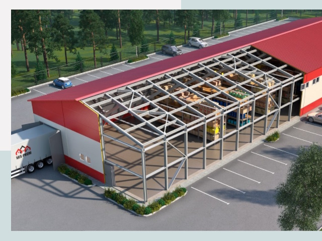 Проектирование ангаров в Соликамске от 618 руб.