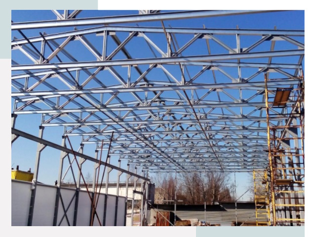 Металлокаркасы для складов в Соликамске